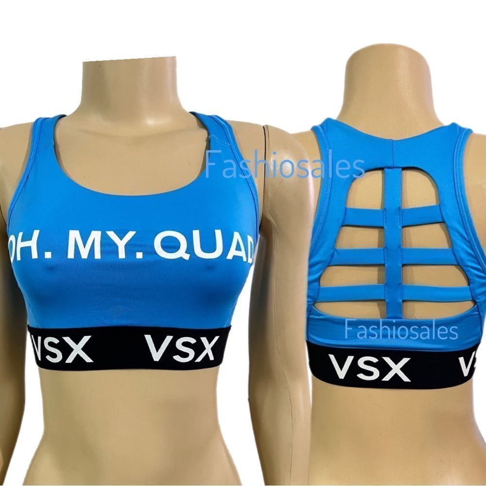 Victoria’s Secret Vsx The Player Strappy Back Unlined Sport Bra Oh My Quad